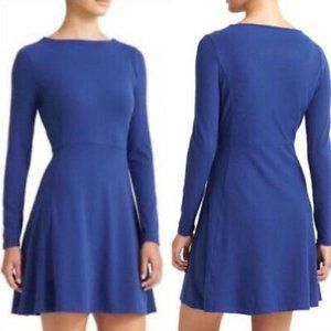 Athleta Cozy Up Dress, Long Sleeve Fit N Flare, Sm